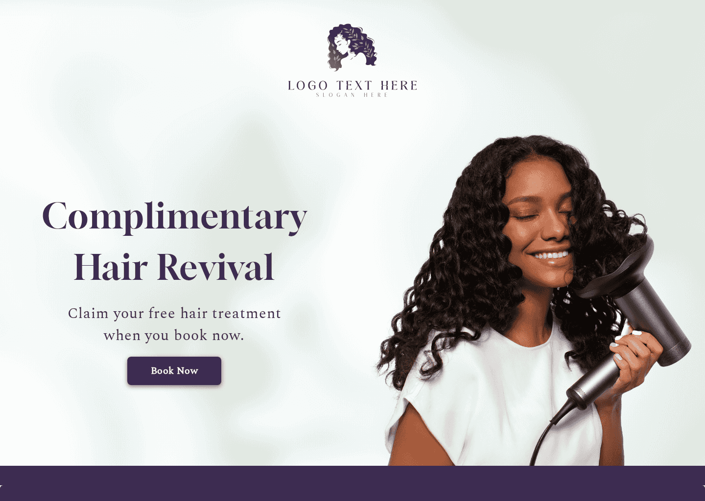 Hair Salon Promo Website Preview