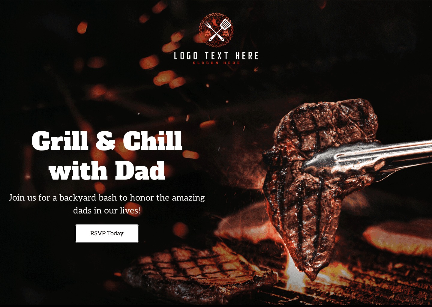 Fathers Celebration Barbecue Website Preview