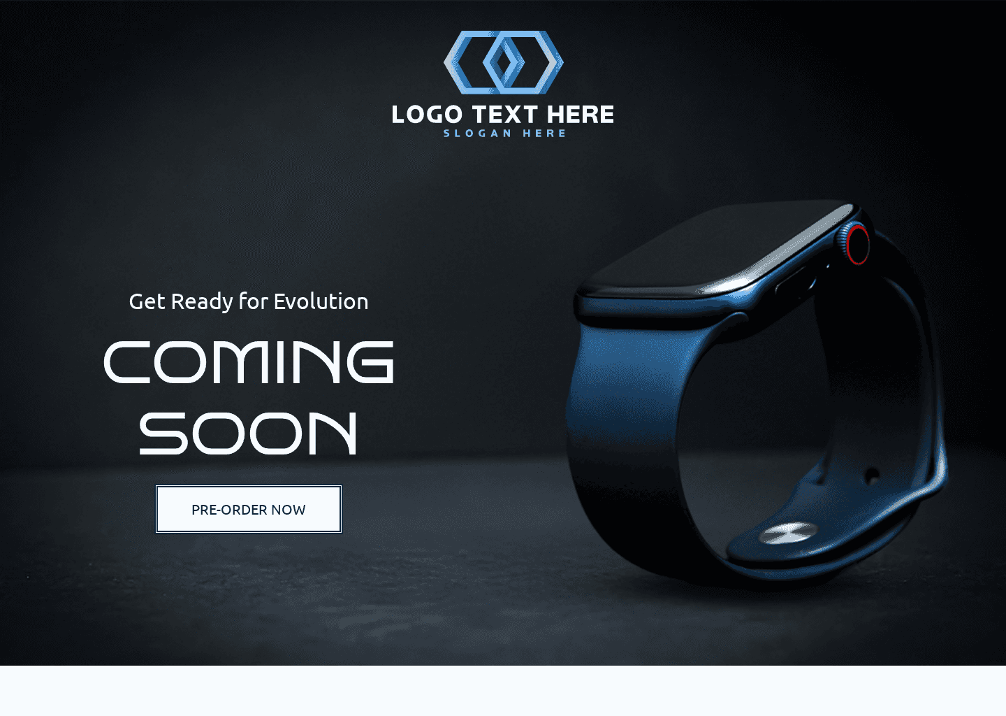Digital Smartwatch Launch Website