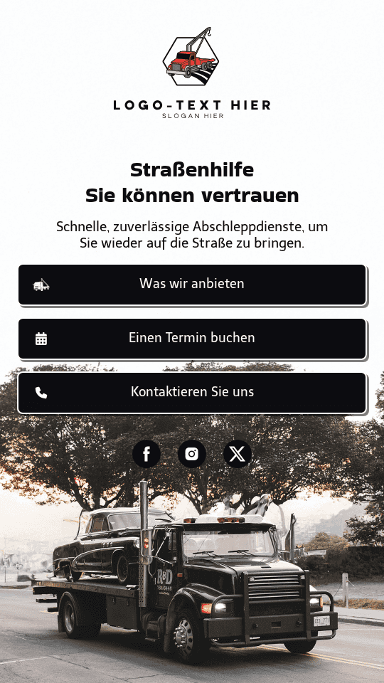 Abschleppdienst Link in Bio