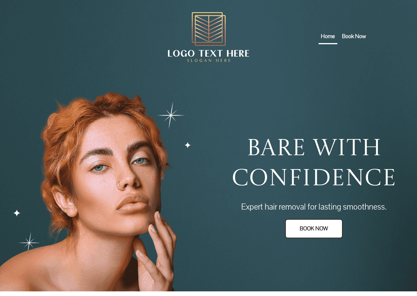 Hair Removal Salon Website Preview