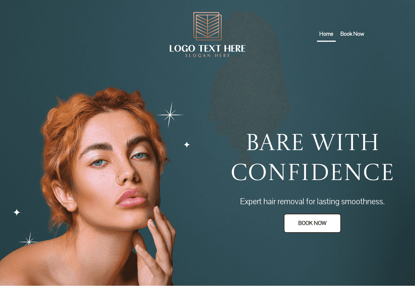 Hair Removal Salon Website Preview