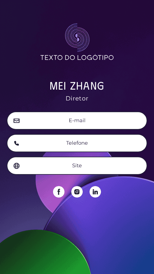 Diretor Criativo Abstrato Digital Business Card