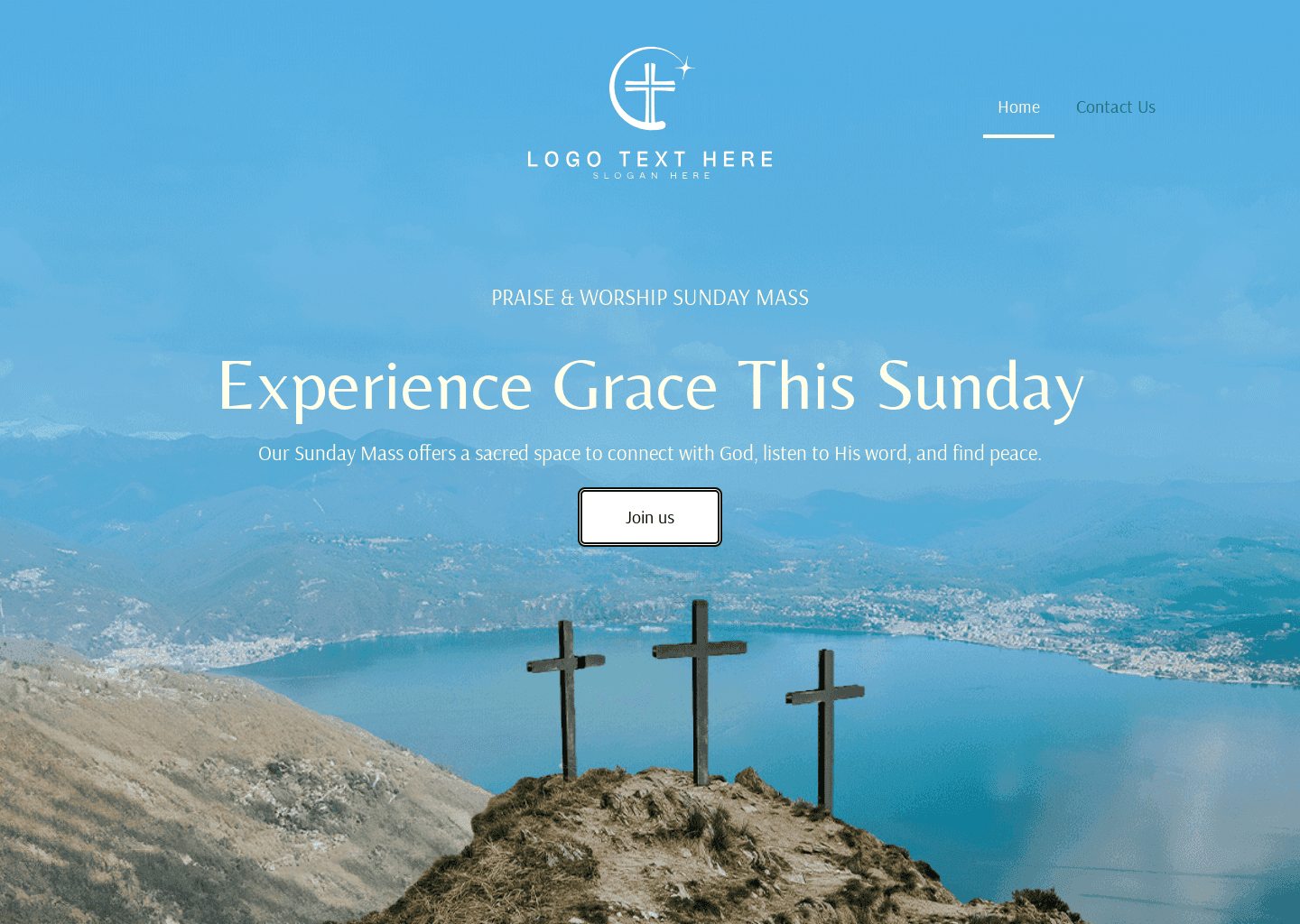 Holly Sunday Mass Website Preview