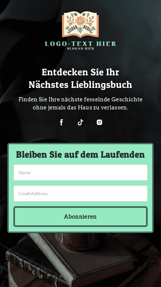 Romanbuch-Abonnement Link in Bio Preview