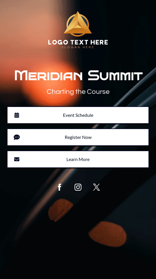 Corporate Event Summit Link in Bio Preview