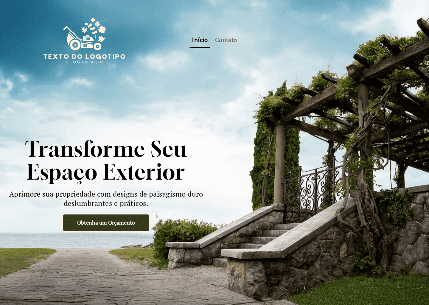 Serviços de Hardscape ao Ar Livre Website Preview