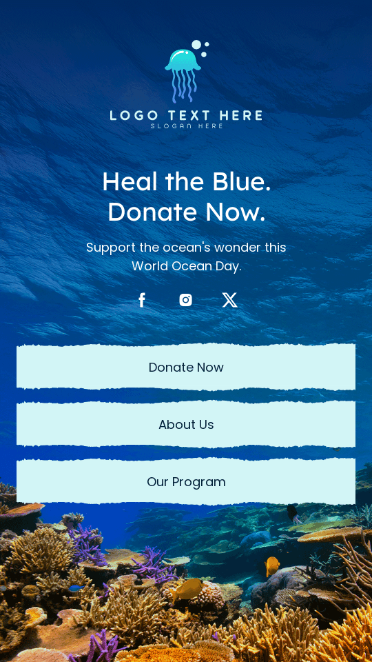 Ocean Restoration Charity Link in Bio Preview