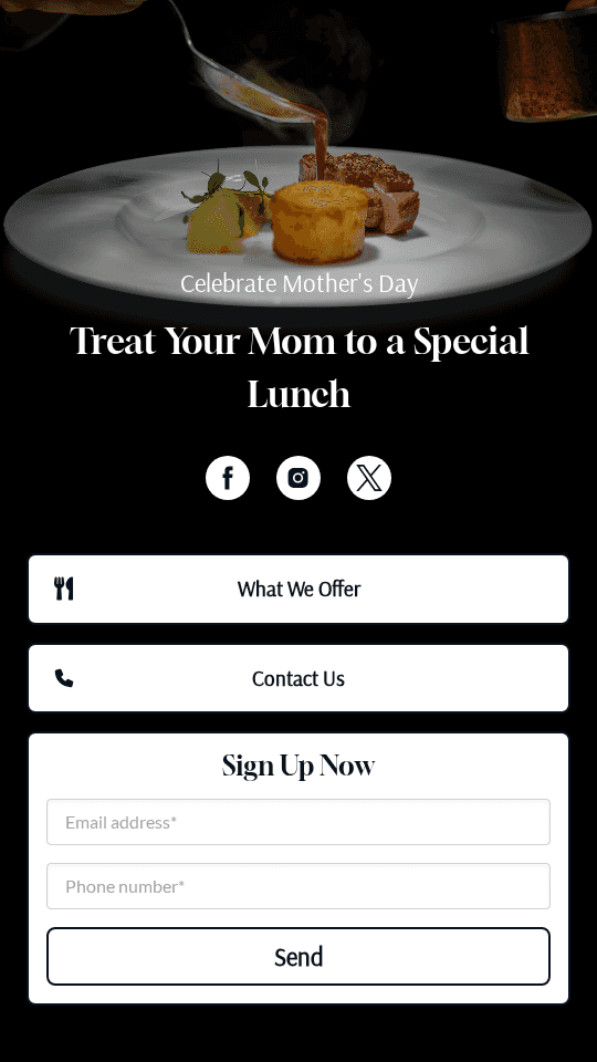 Lunch Invitation Event Link in Bio