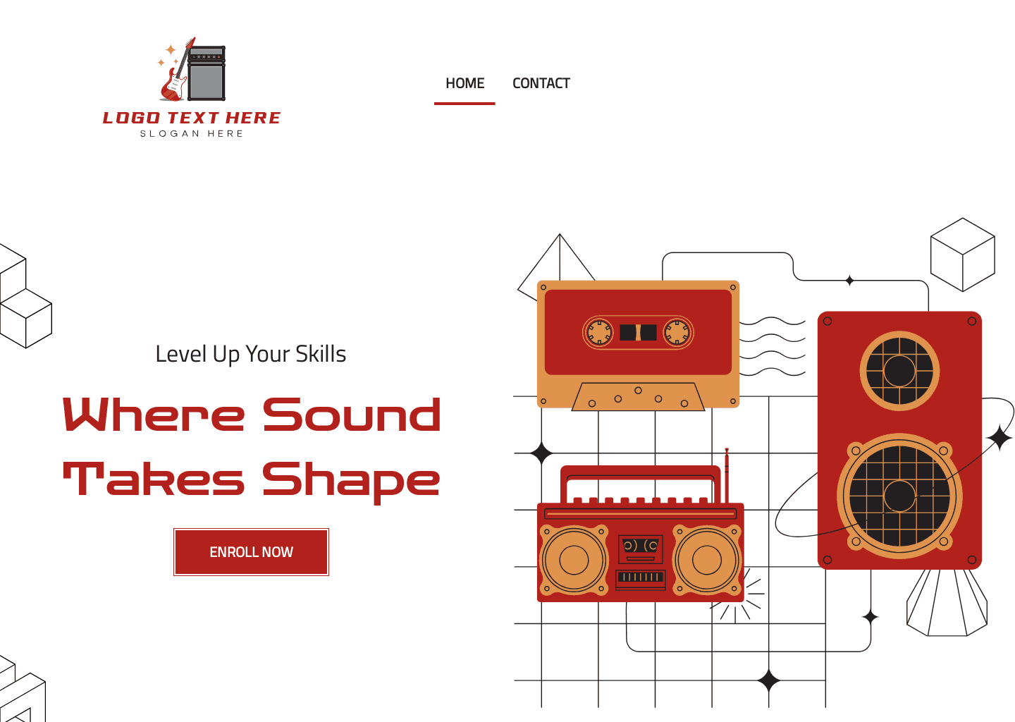 Music Production Lessons Website Preview