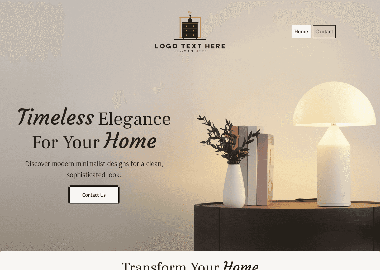 Interior Design Agency Website Preview