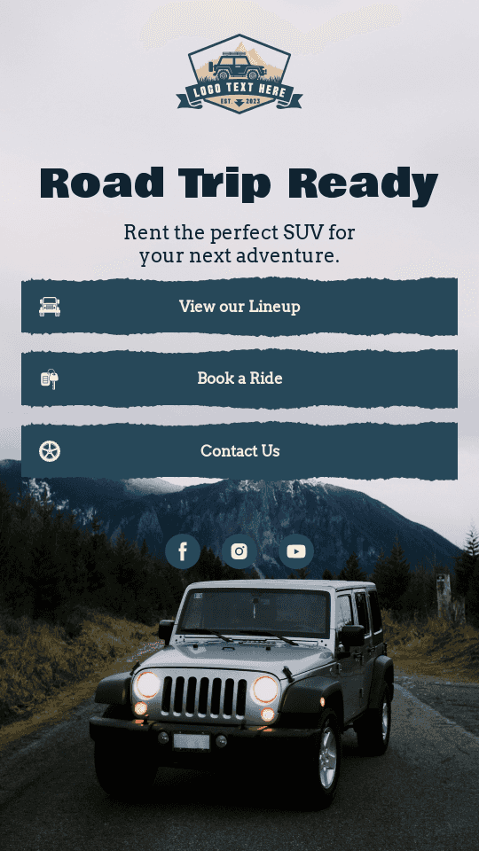 Premium SUV Rental Link in Bio Preview