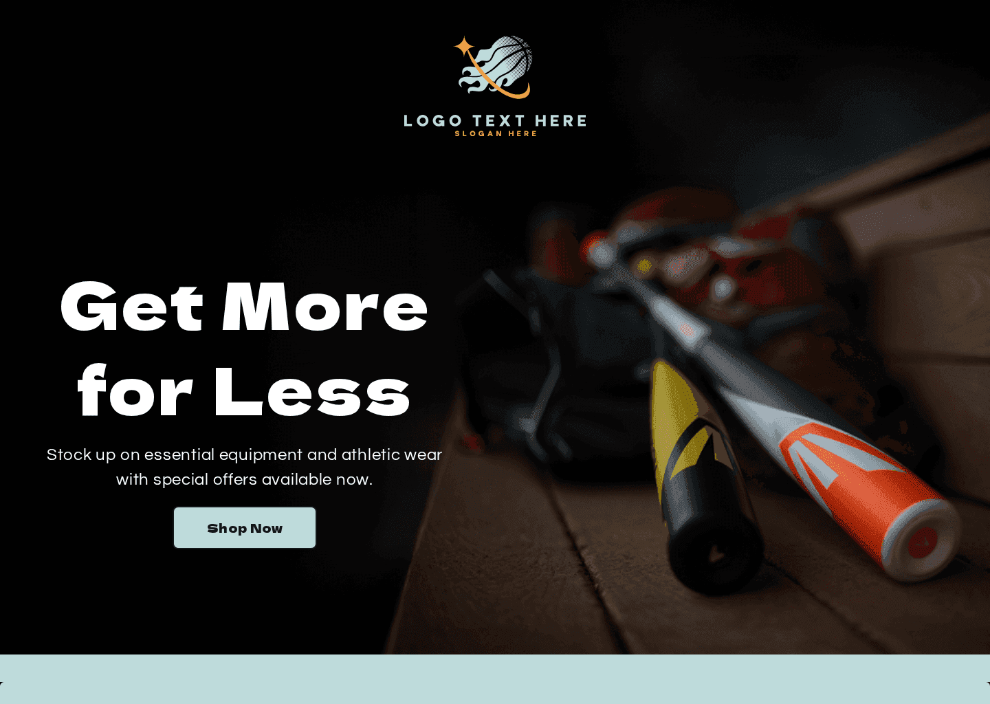 Sporting Goods Sale Website Preview