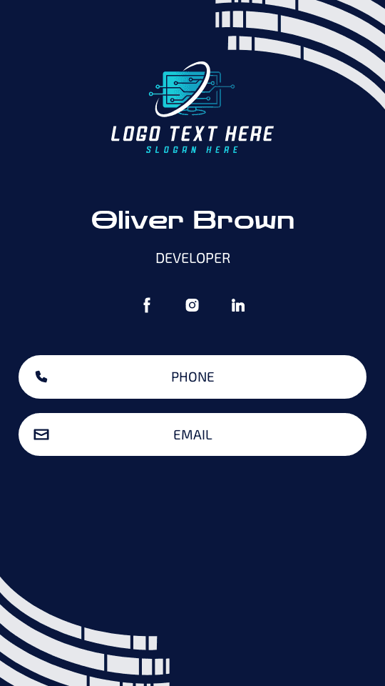 Mobile Game Developer Digital Business Card