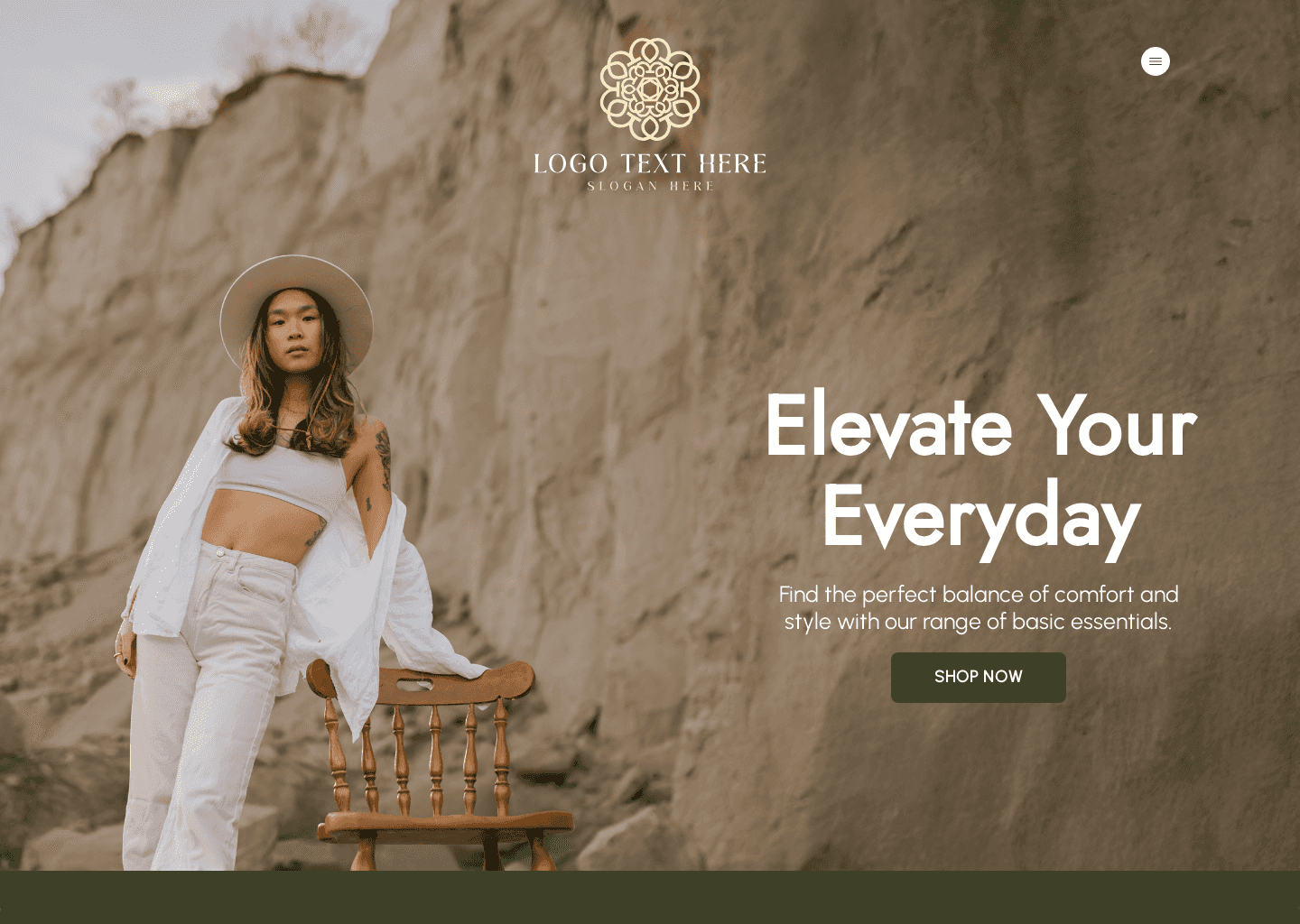 Basic Outfit Store Website Preview
