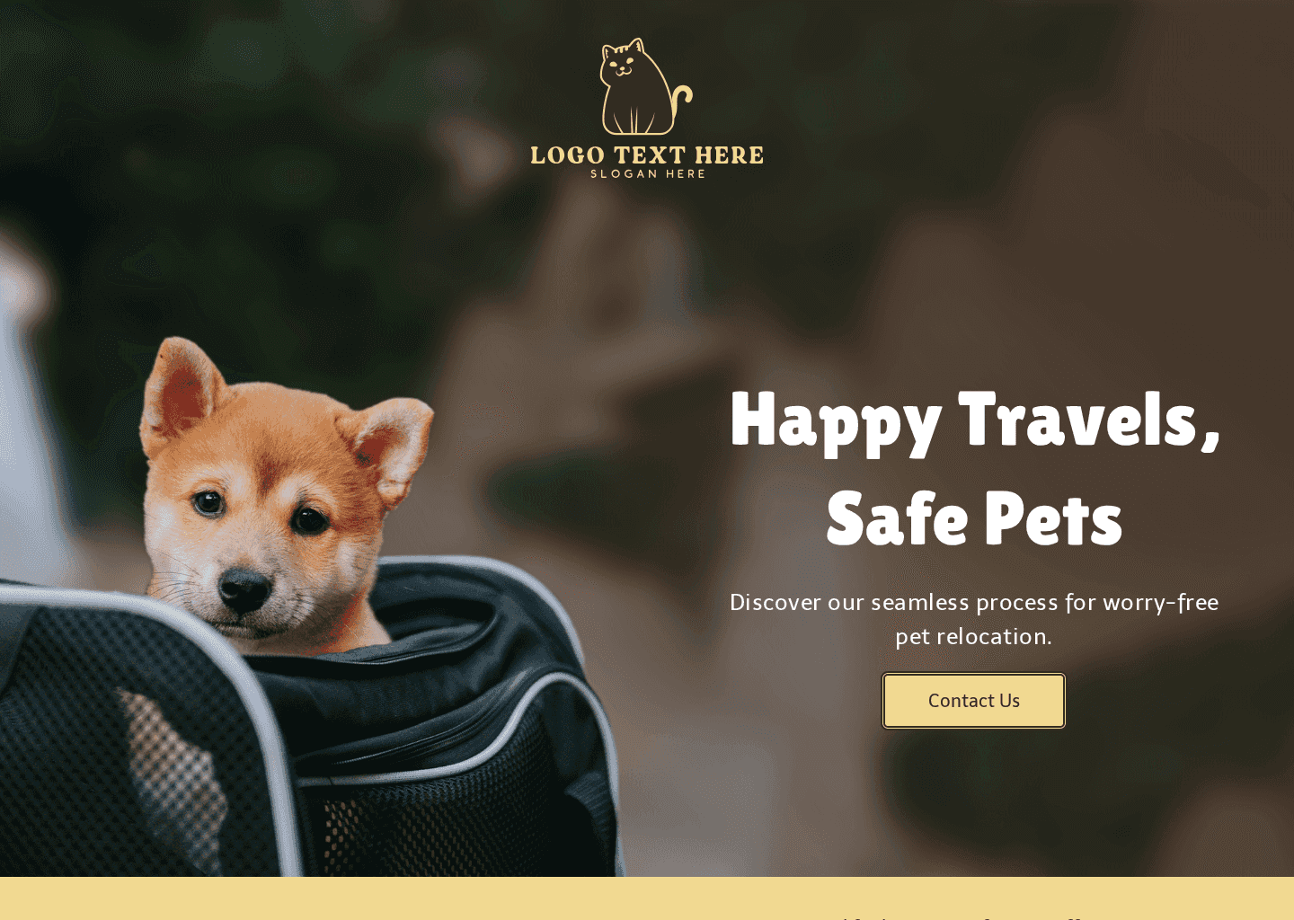 Animal Companion Transport Website Preview