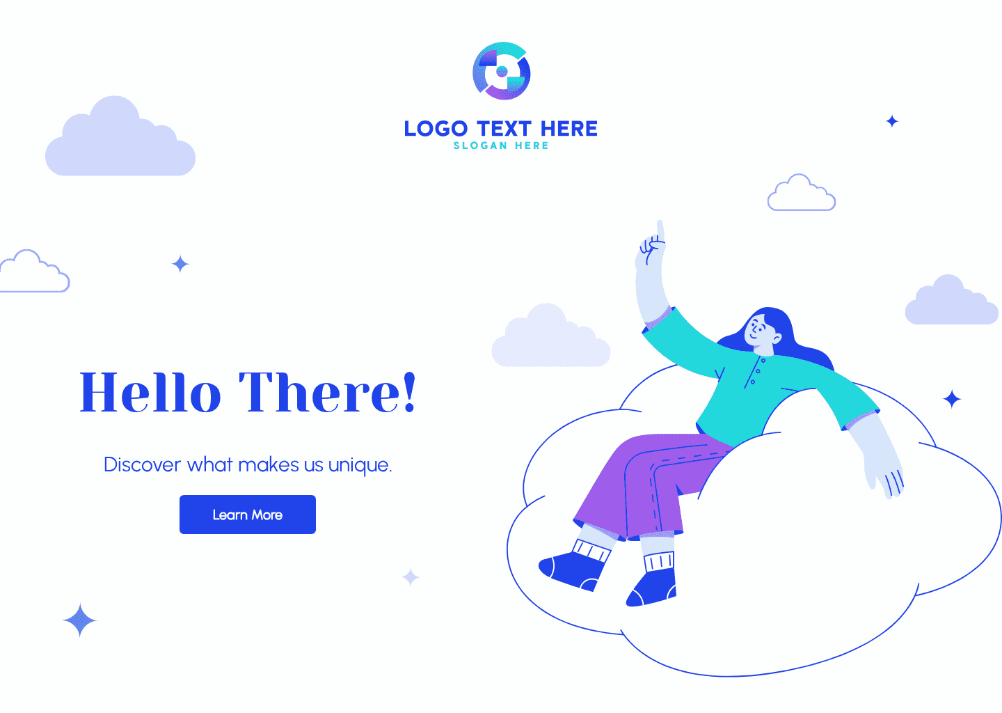 Generic Commerce Welcome Website Preview