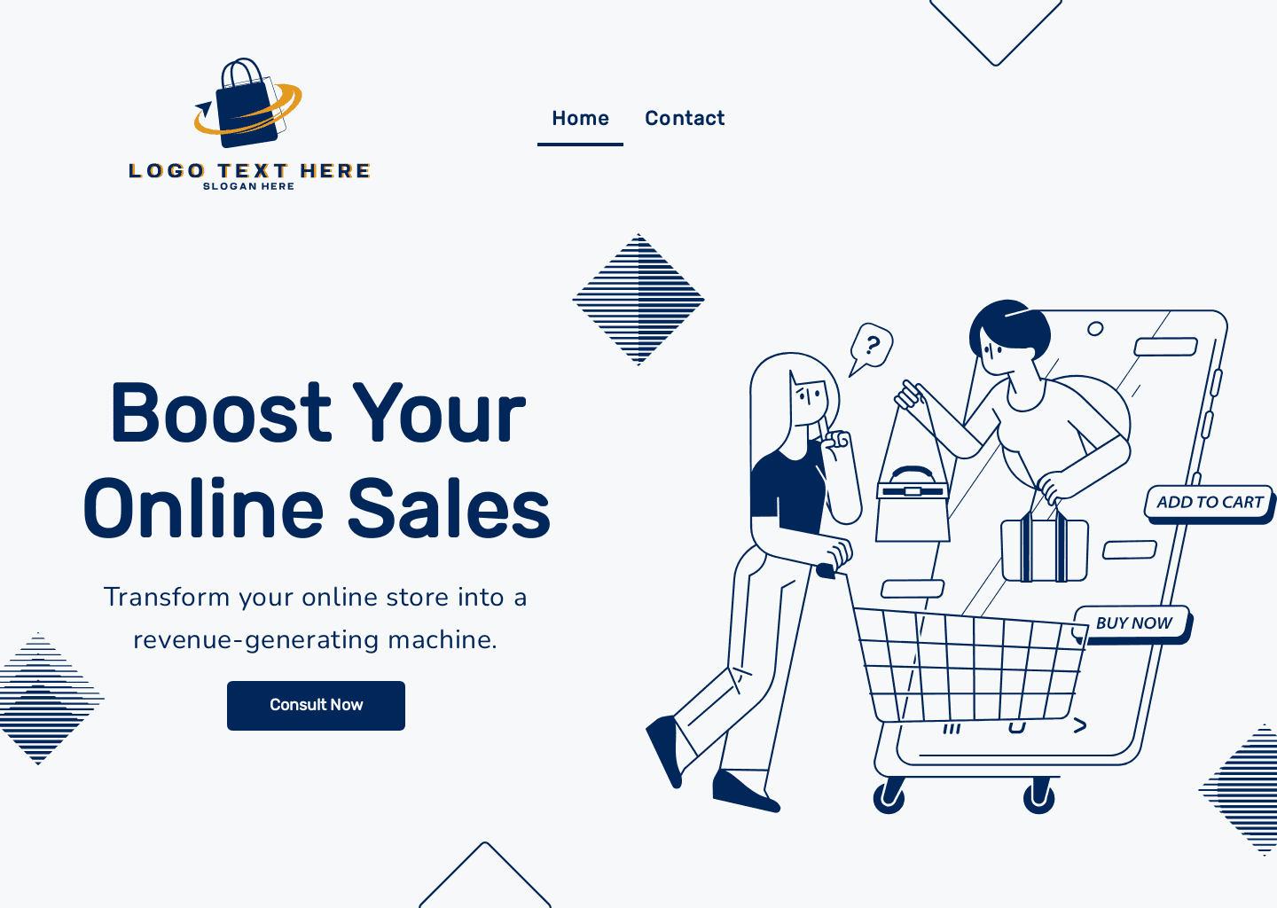 Ecommerce Marketing Solutions Website Preview