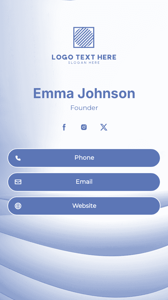 Generic Venture Entrepreneur Digital Business Card Preview