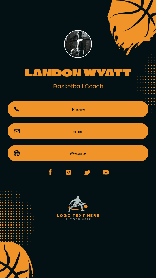 Sport Athlete Profile Link in Bio Image Preview