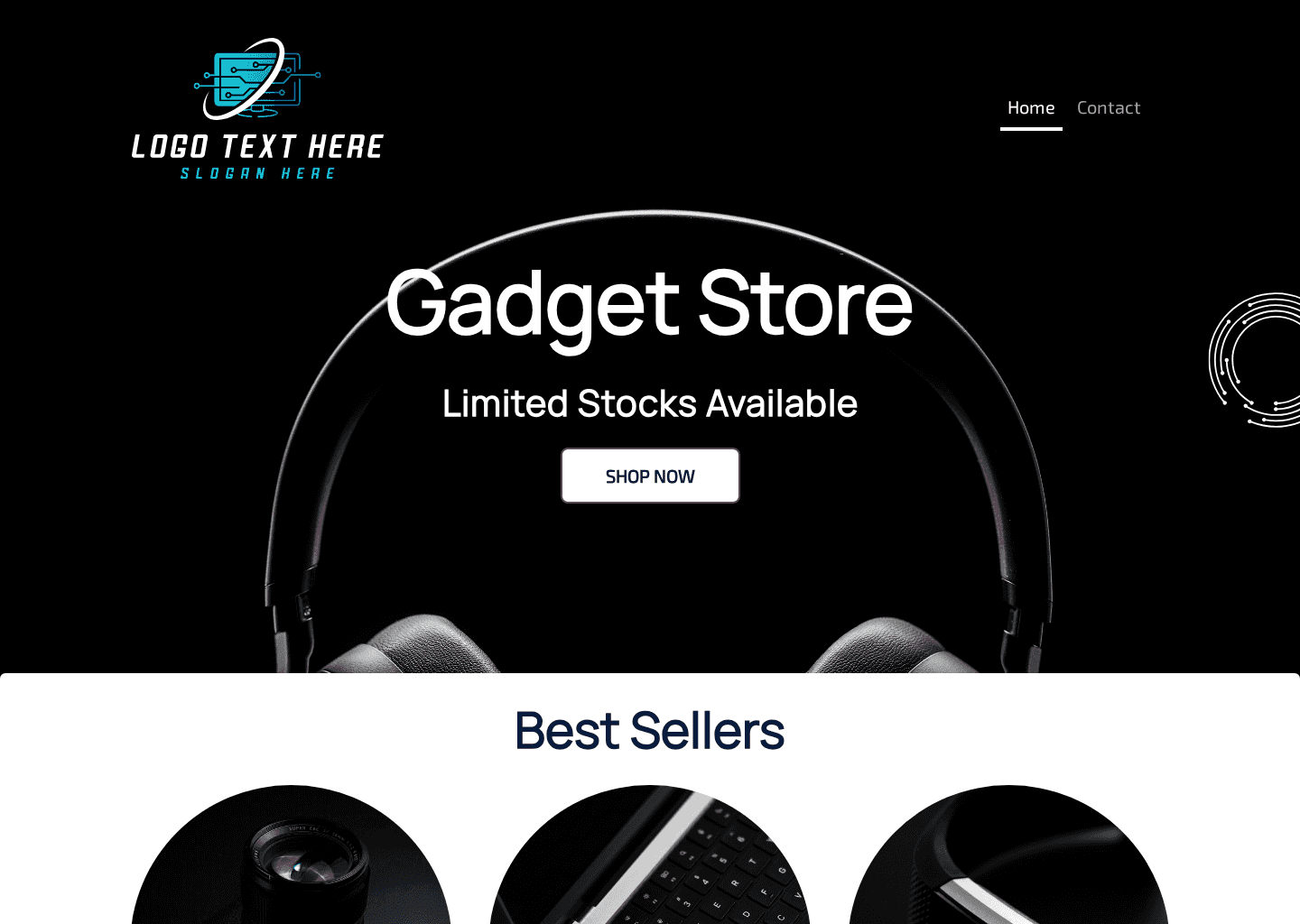Gadget Store Website Preview