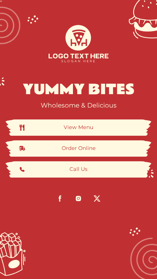 Yummy Food Restaurant Link in Bio Preview