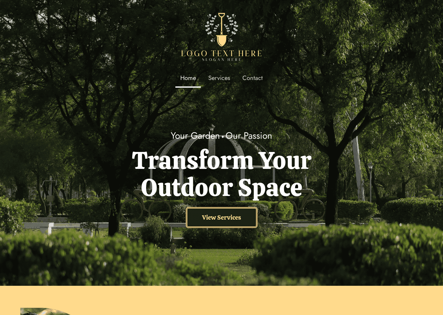 Landscaping Care Service Website Preview