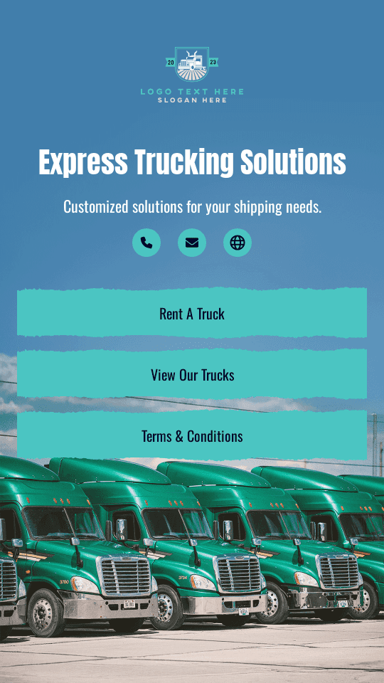 Freight Truck Rental Link in Bio Preview