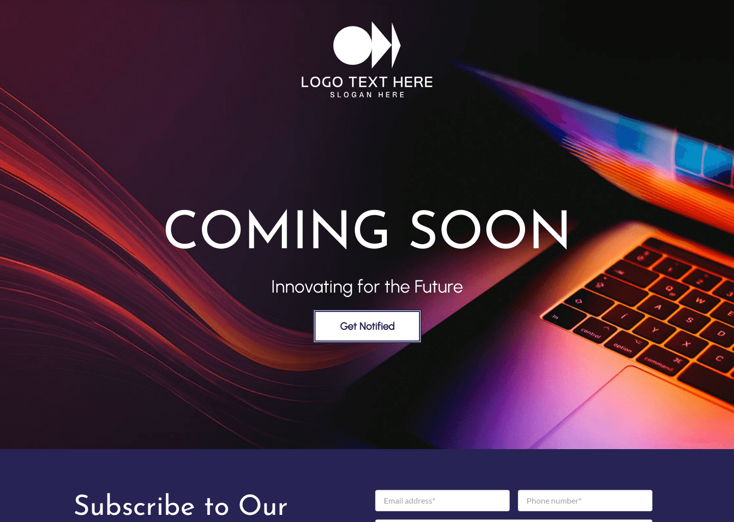 Corporate Business  Launch Website Preview