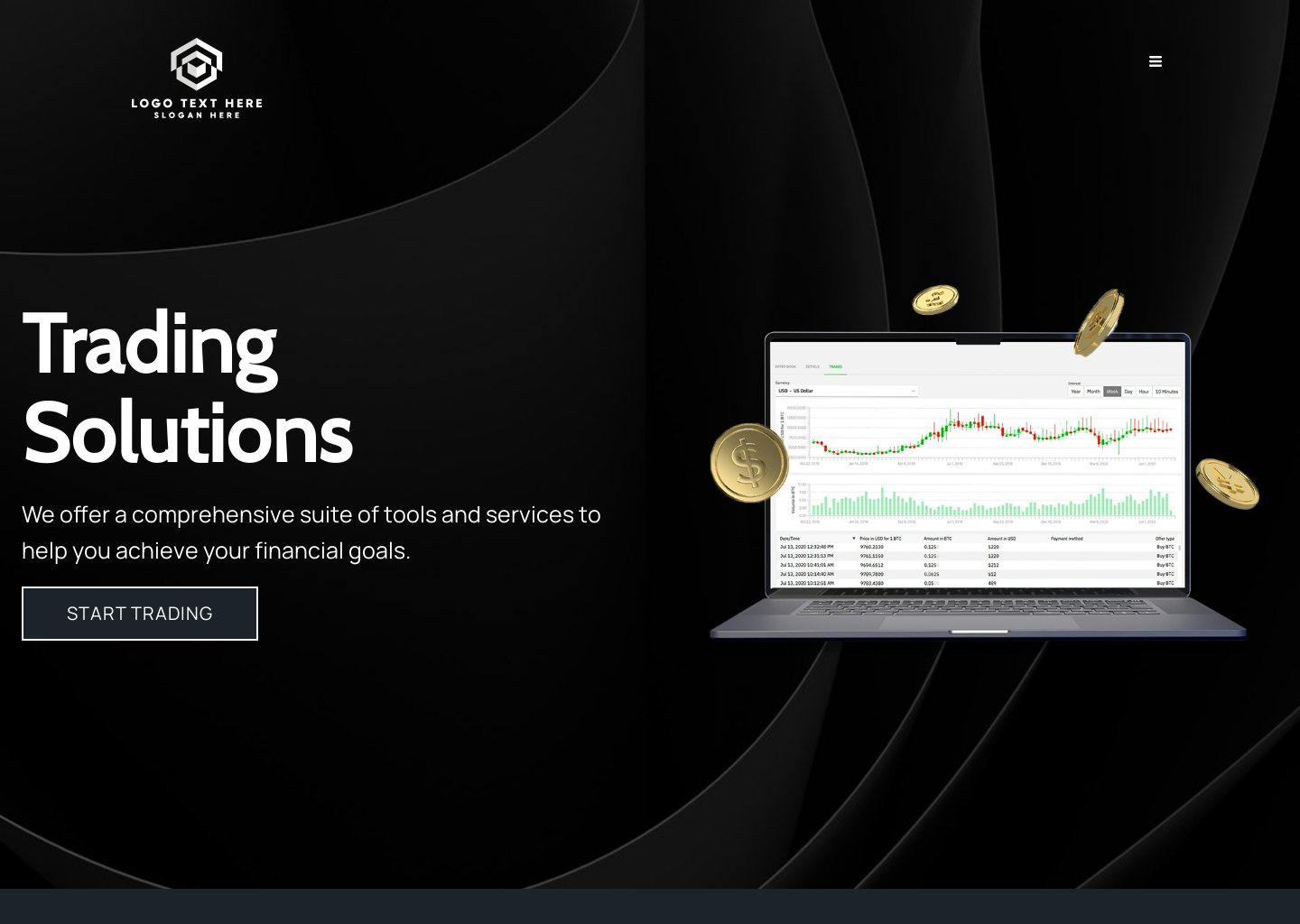 Finance Trading Solutions Website Builder Image Preview