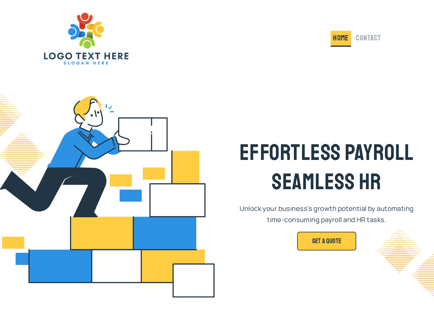 HR Payroll Solution Website Preview