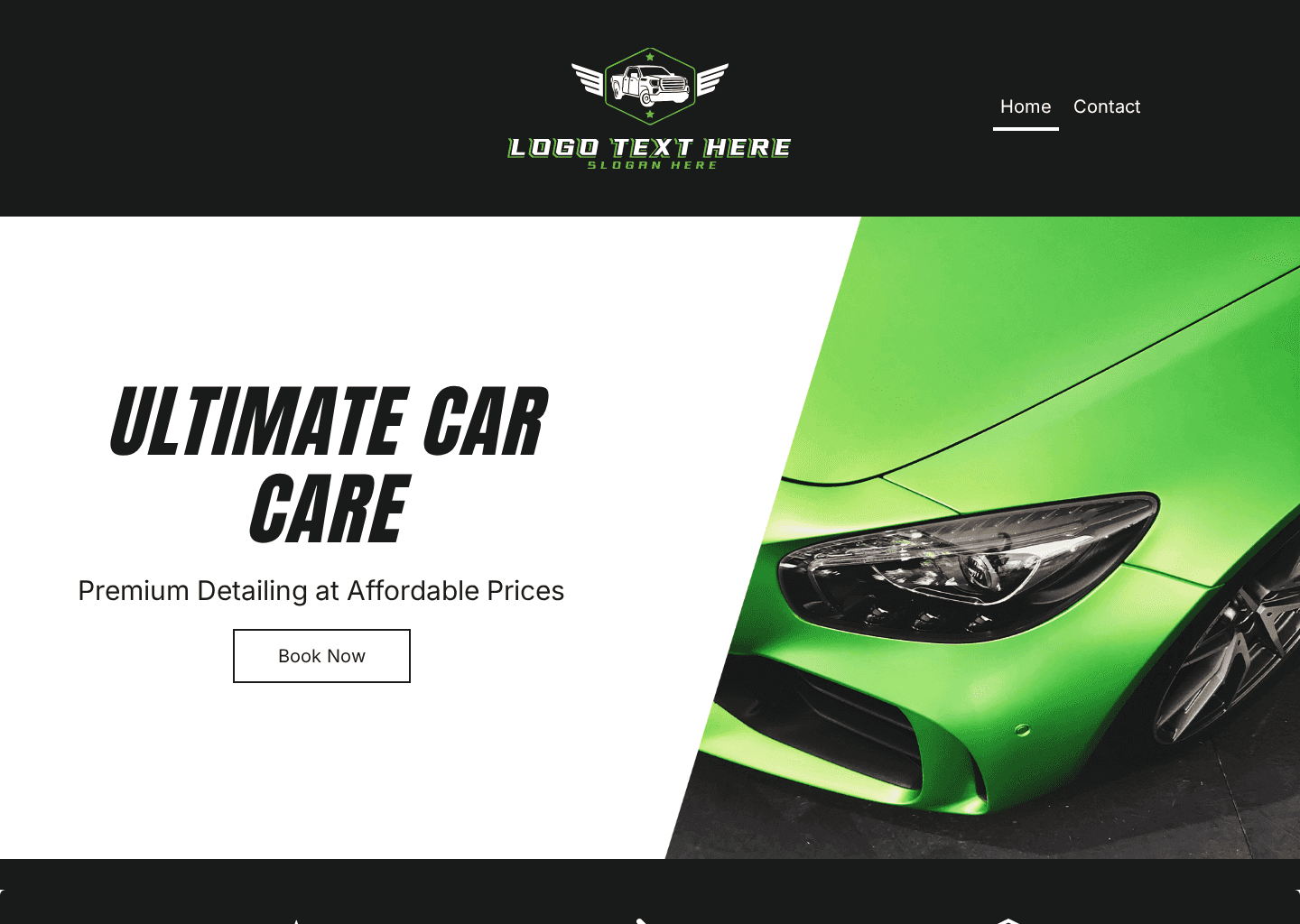 Auto Car Detailing Website Preview