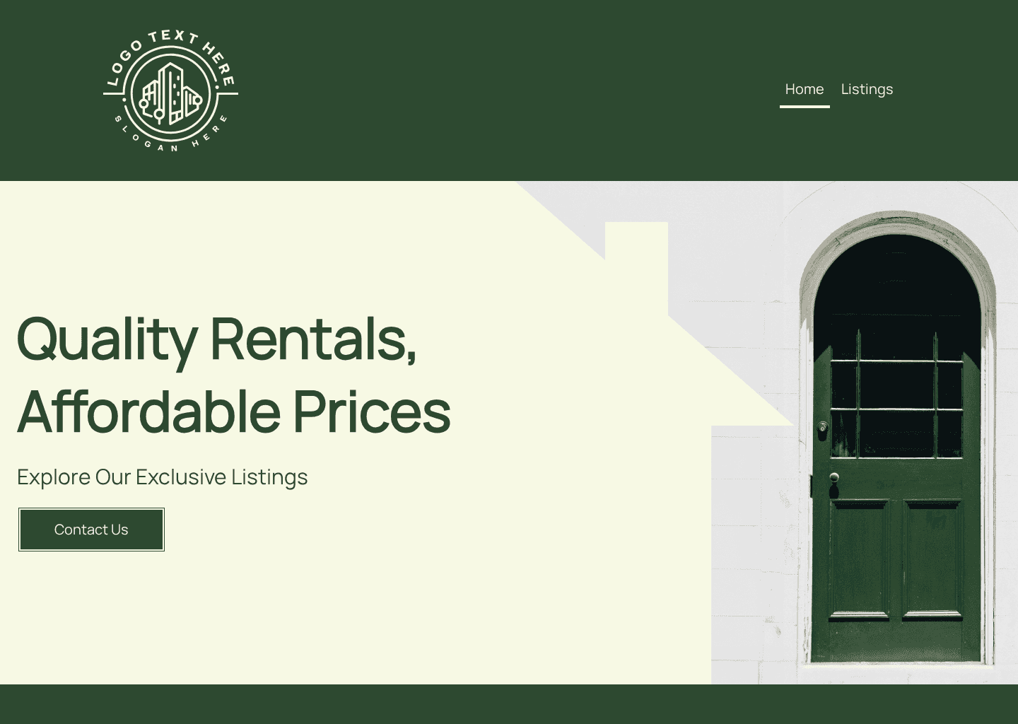Rental Housing Agency Website Preview