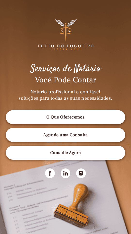 Serviço de Notário Legal Website