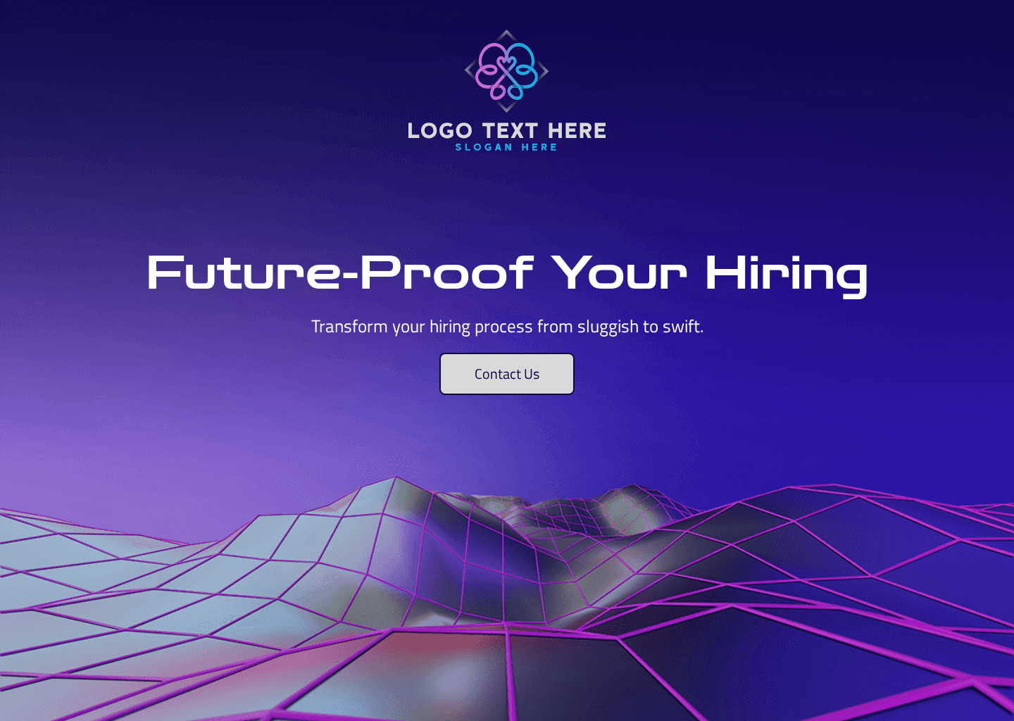 Digital Recruitment Innovation Website Preview