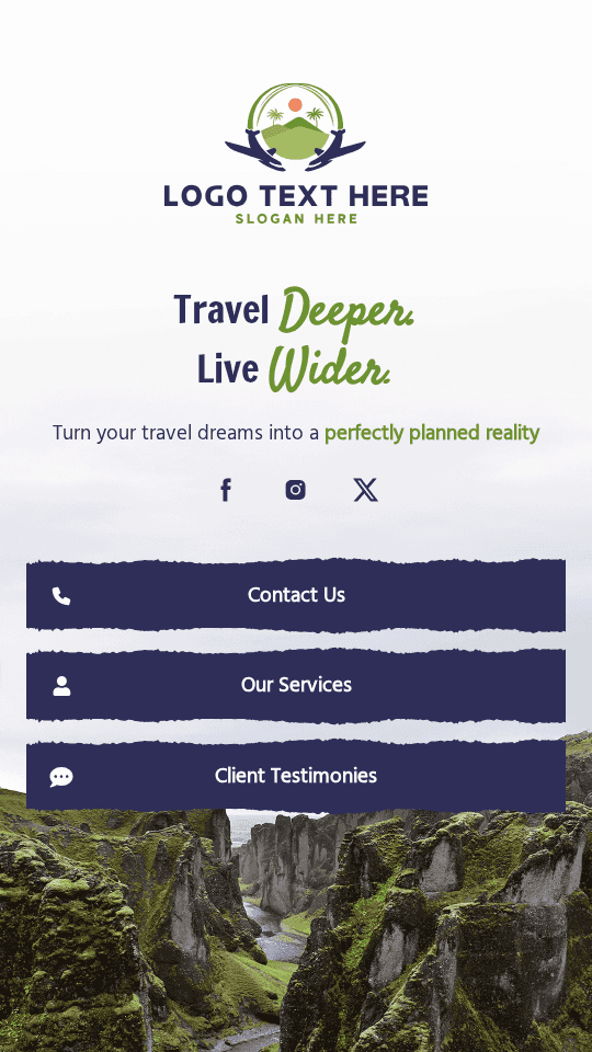 Tour And Travel Agency Link in Bio Preview