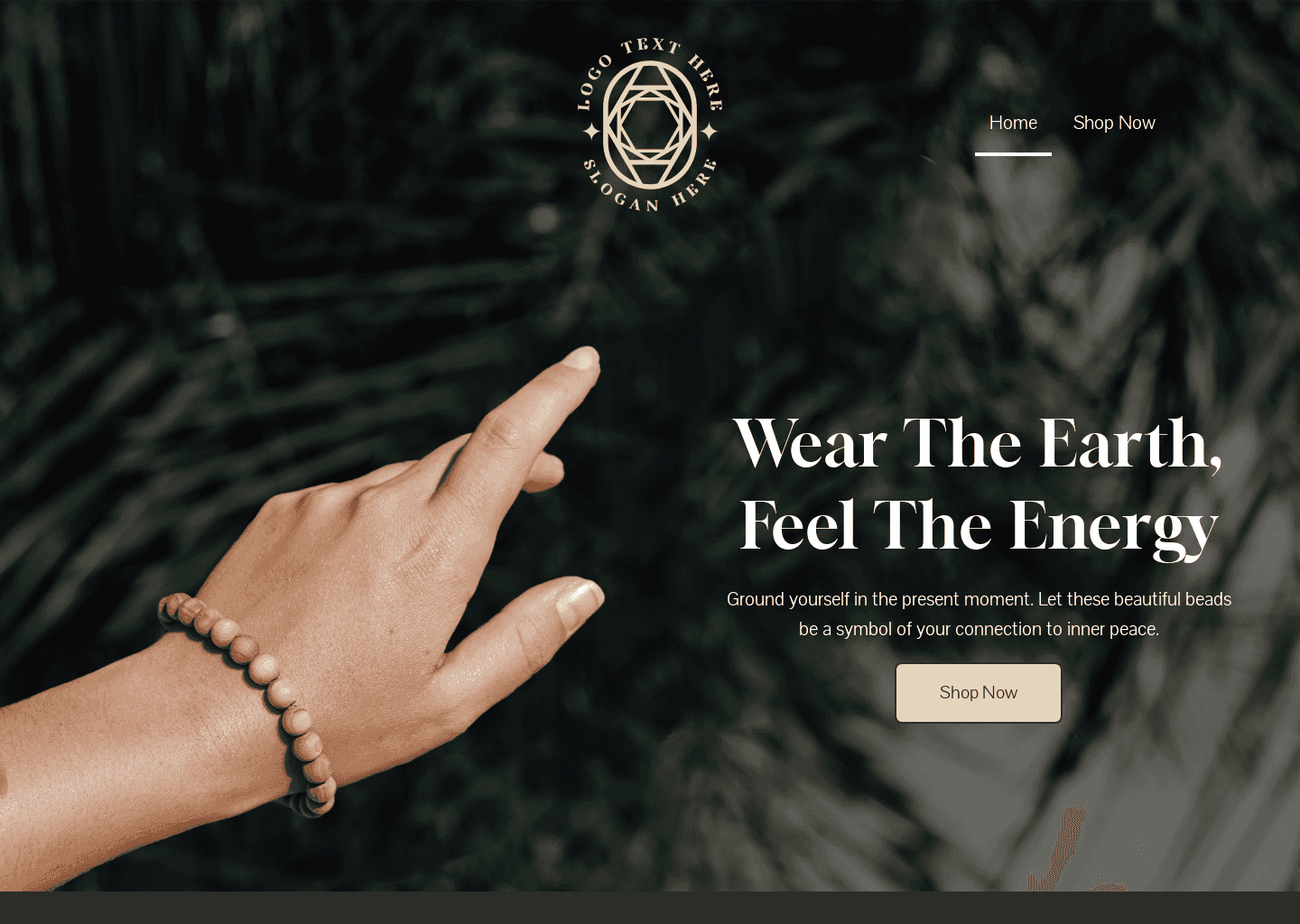 Wellness Crystal Bracelets Website Preview