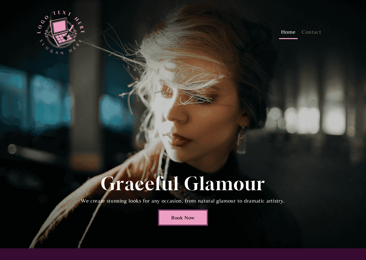 Professional Makeup Expert Website Preview