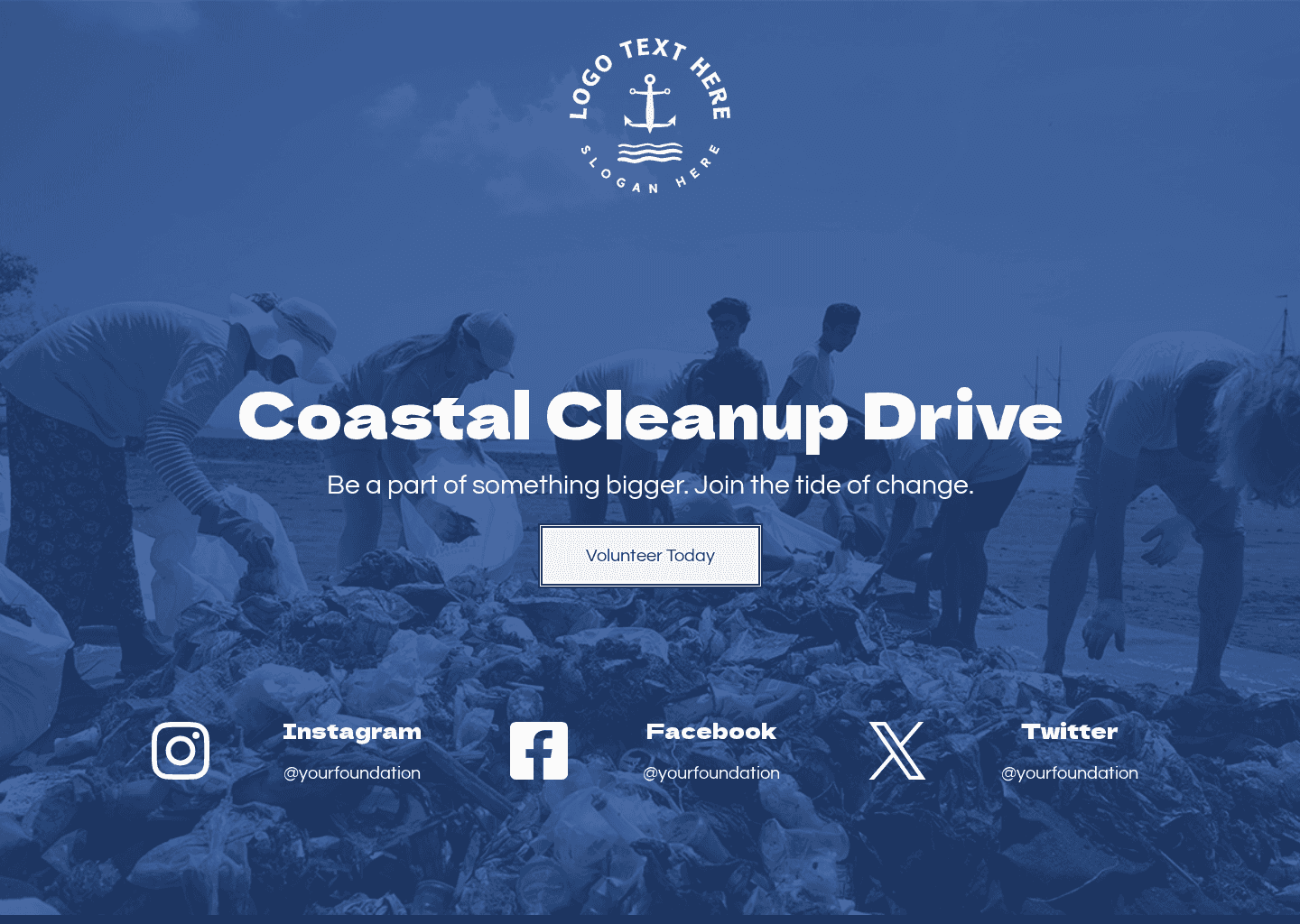Coastal Cleanup Initiative Website Preview
