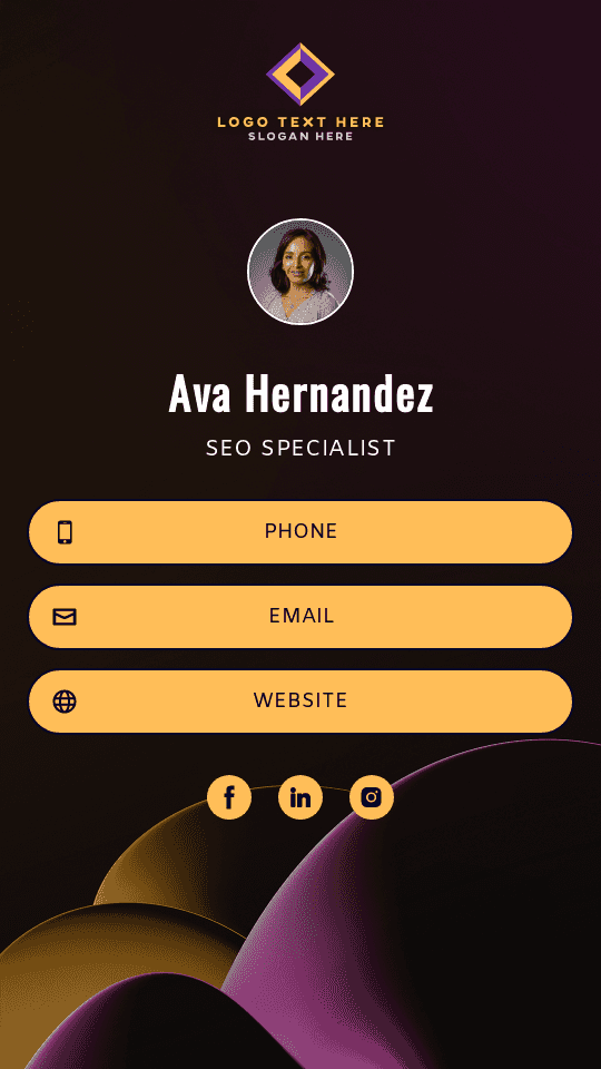 SEO Specialist Digital Business Card