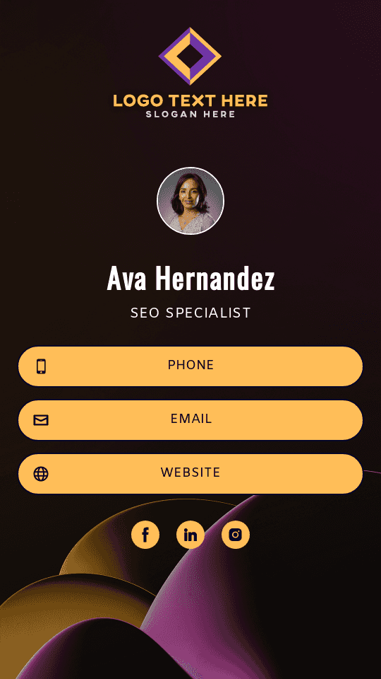SEO Specialist Digital Business Card Preview