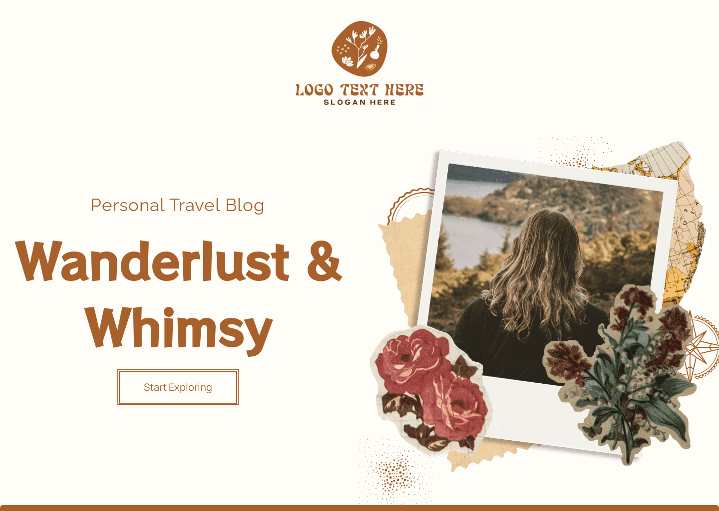 Travel Adventure Blog website design