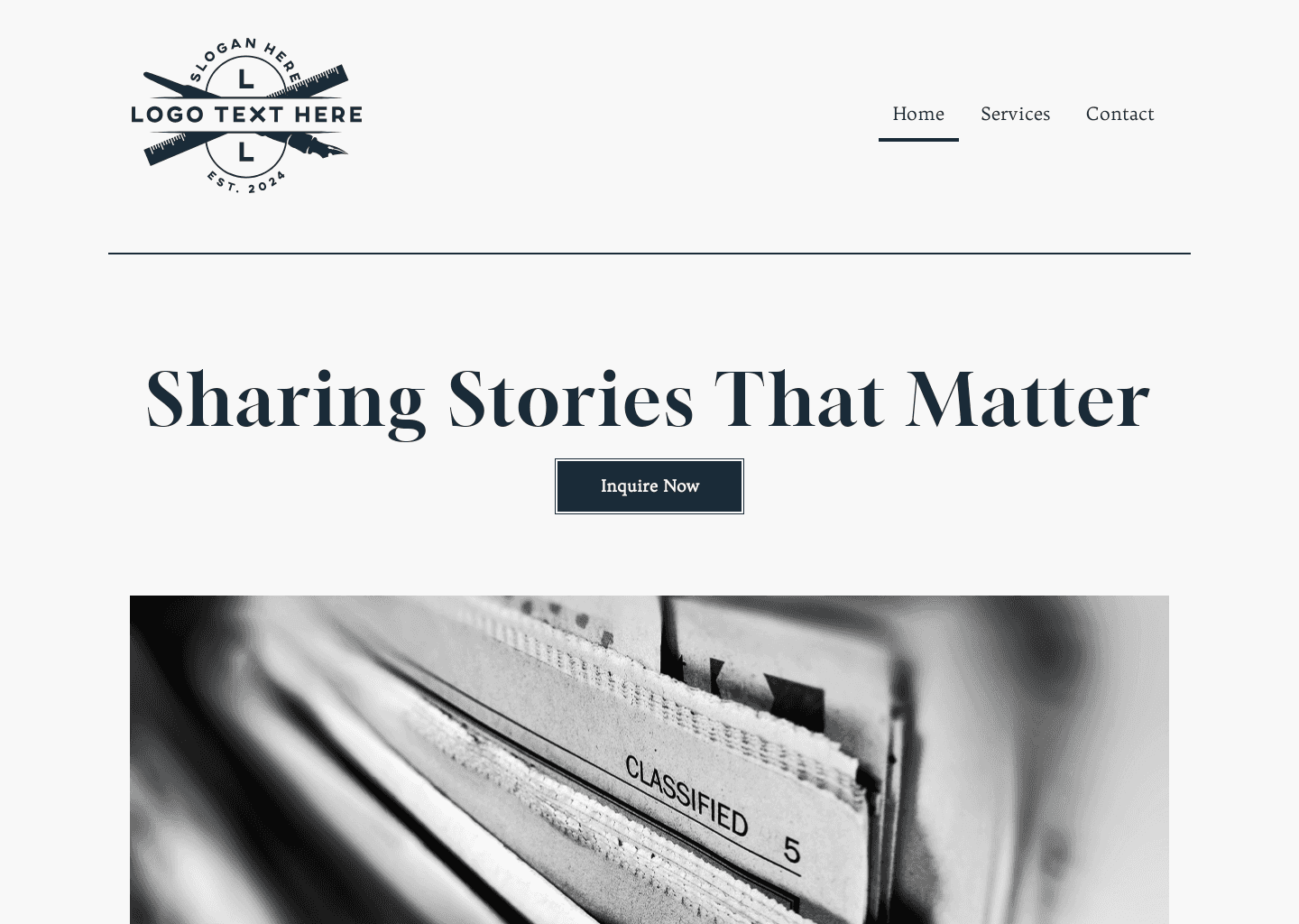 Newspaper Publishing Business Website Preview