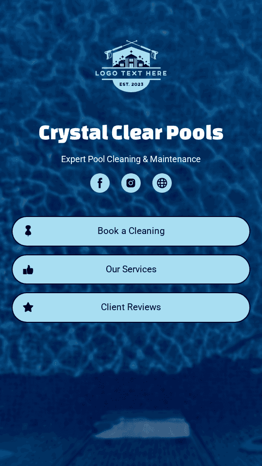 Swimming Pool Cleaning Link in Bio Preview