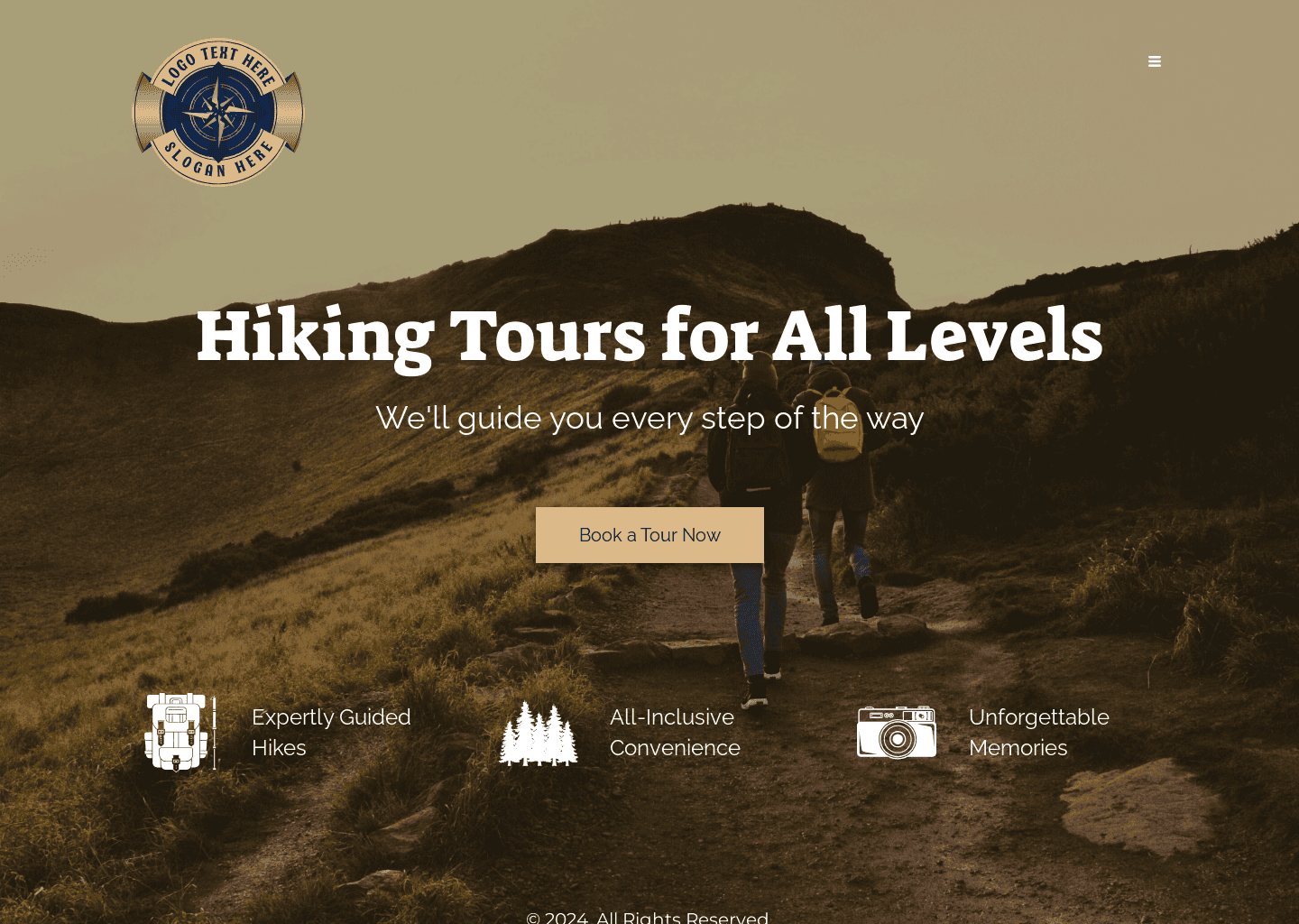 Explorers Hike Trip Website Preview