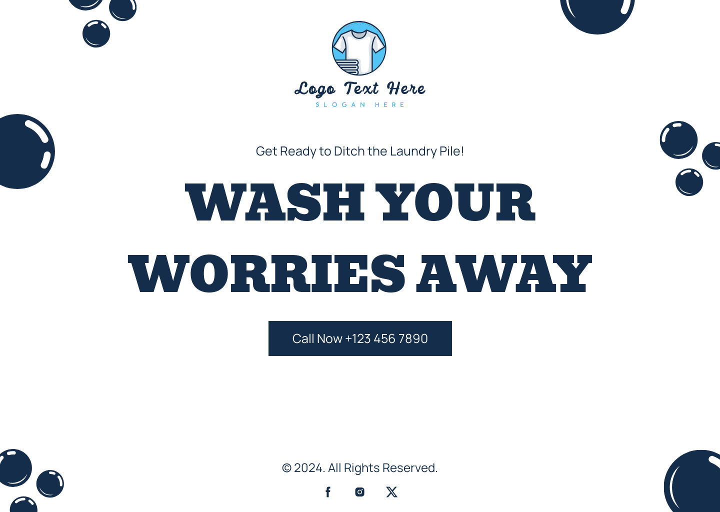 Cleaning Washing Website Preview