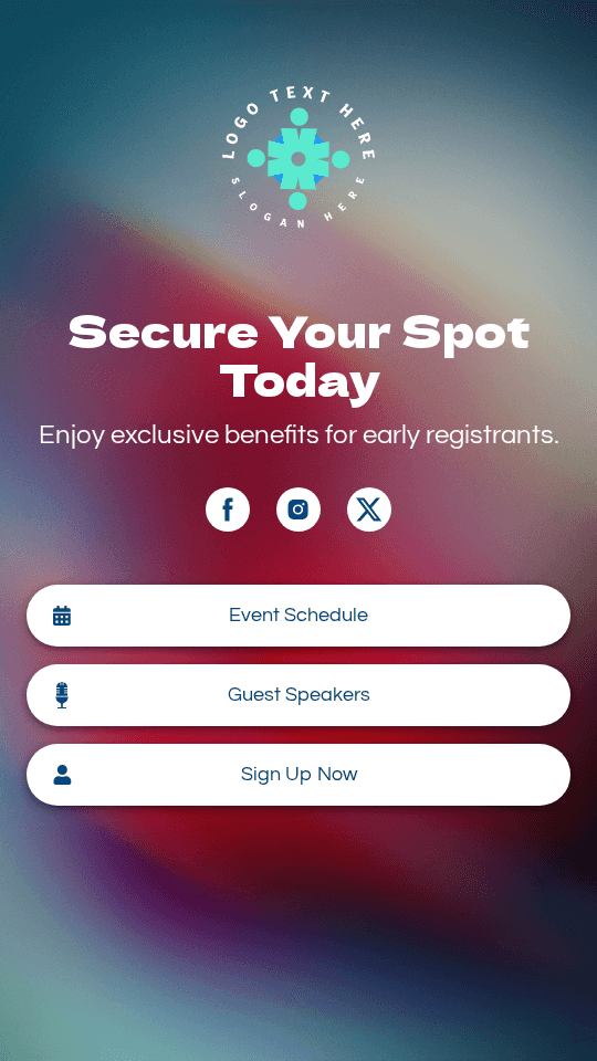 Minimal Event Sign Up  Link in Bio Preview