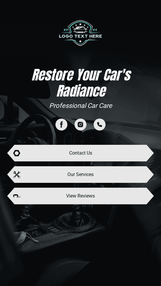 Laundry Wash Service Bio link template