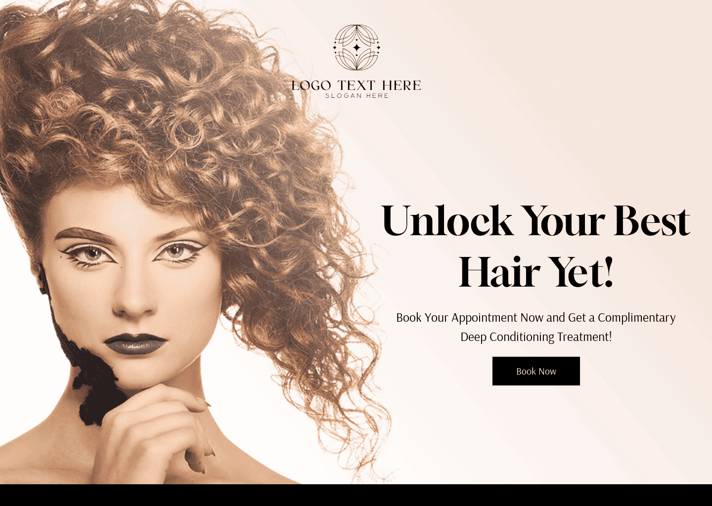 Hair Treatment Promotion Website Preview