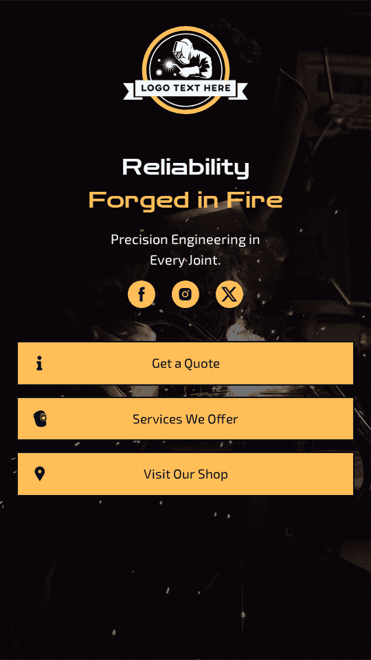 Metalworks Welding Shop Link in Bio Preview